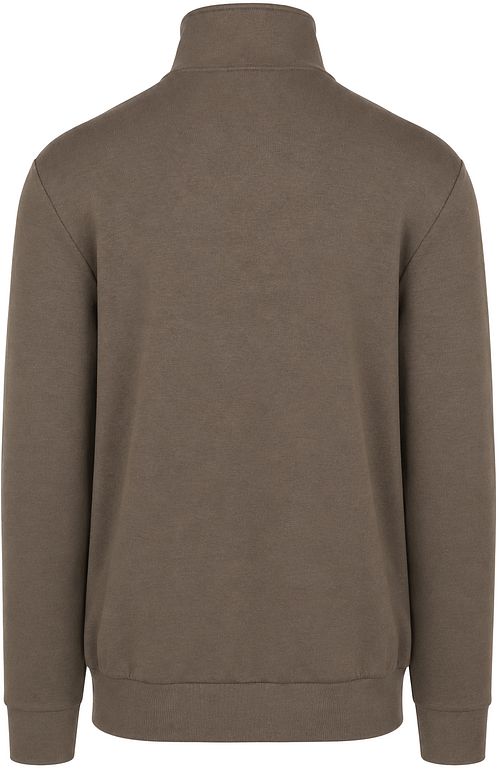 Suitable Scuba Pull Demi-Zip Taupe