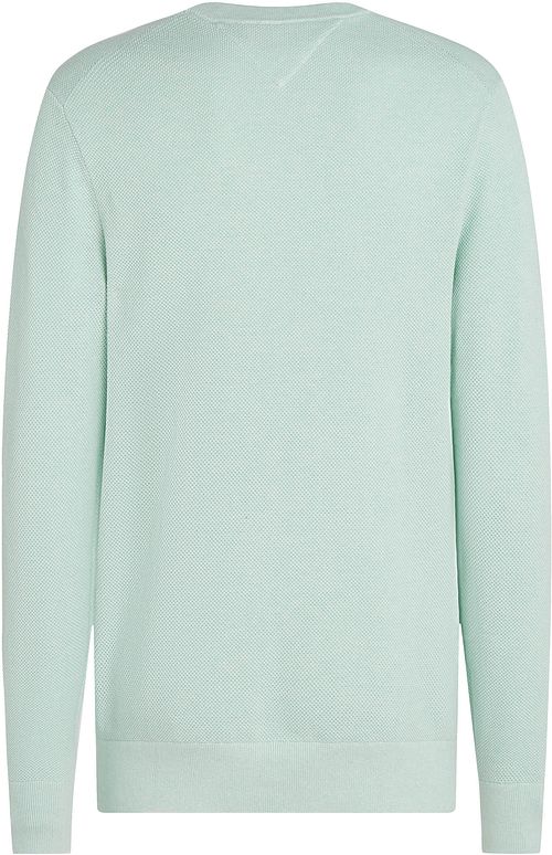 Jersey estructurado Tommy Hilfiger verde menta Product / Achterkant