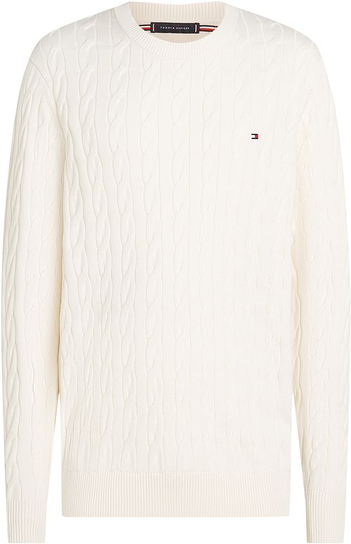 Pullover a trecce Tommy Hilfiger Off White Product