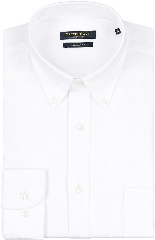 Steppin' Out Skjorte Dobby Hvit Product