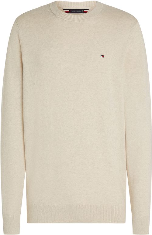 Sweter Tommy Hilfiger z bawełny i kaszmiru w kolorze ecru Product