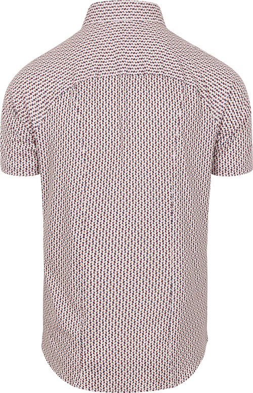 Desoto Short Sleeve Jersey Overhemd Print Multicolor Product / Achterkant