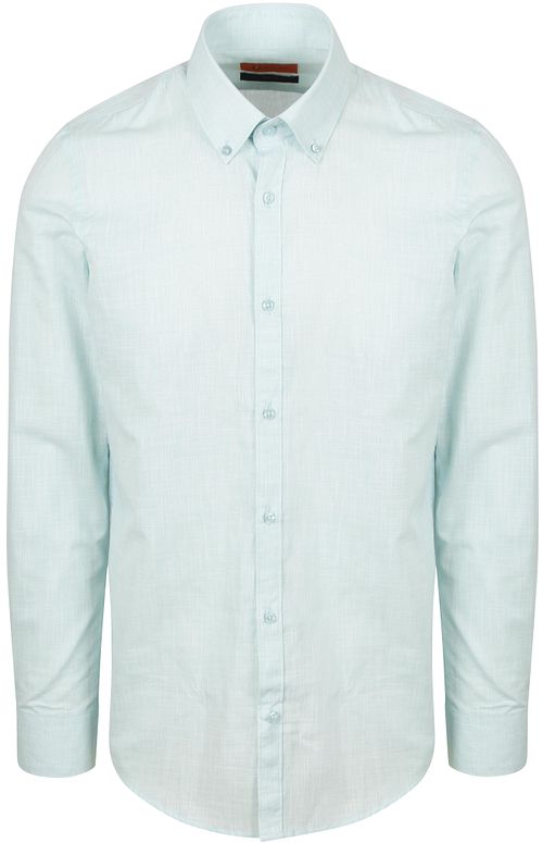 Suitable Camicia in cotone slub verde chiaro Product