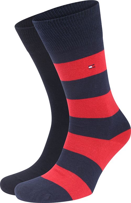 Tommy Hilfiger Strumpor 2 Par Rugby Röd Product