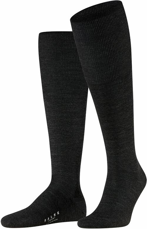FALKE Airport Calcetín hasta la rodilla Antracita 3080 Product