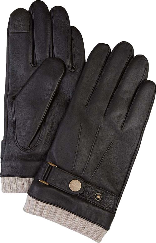 Profuomo Gants Laine Marron Cuir Product