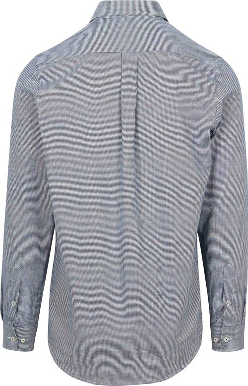 Camicia flanella pepita blu Steppin' Out Product / Achterkant