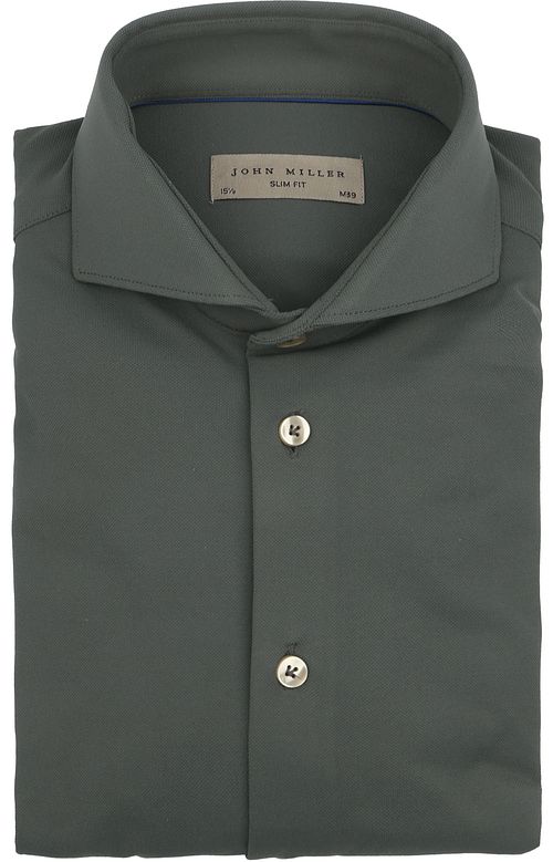 John Miller Shirt Hyperstretch Green Product