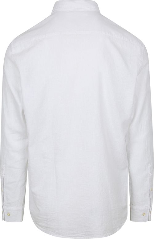 McGregor Skjorte i Linsk Blend Hvit Product / Achterkant