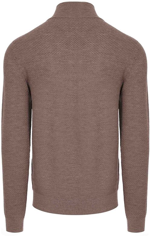 R2 Pullover Half Zip Structured Taupe