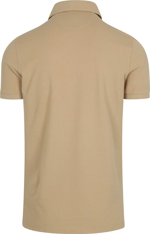 Koszulka polo NZA Hawera w kolorze beżowym Product / Achterkant