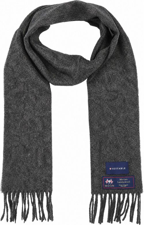Suitable Echarpe à Carreaux Merinos Anthracite Product