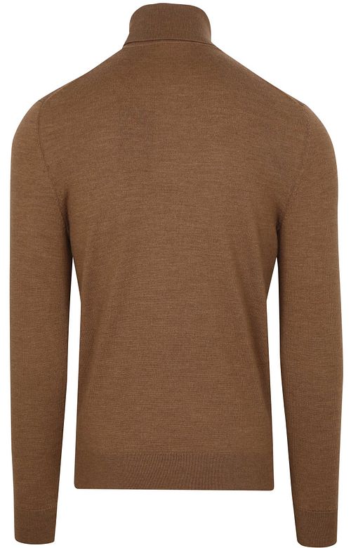 Suitable golf z wełny merynosów w kolorze camel Product / Achterkant