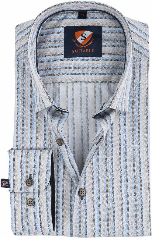 Camisa Suitable con estampado de espiga Product