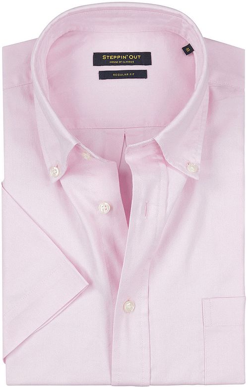 Steppin' Out Skjorta regular fit kort ärm Light Pink Product / Detail
