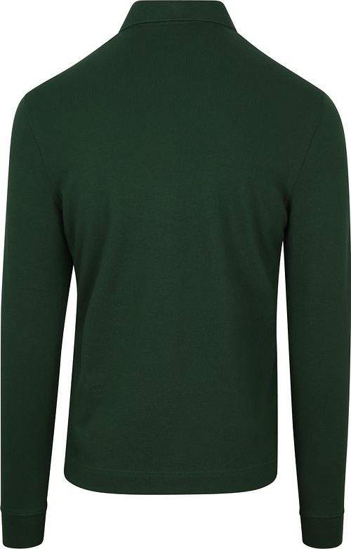 Lacoste Långärmad Pikétröja Mörkgrön Product / Achterkant