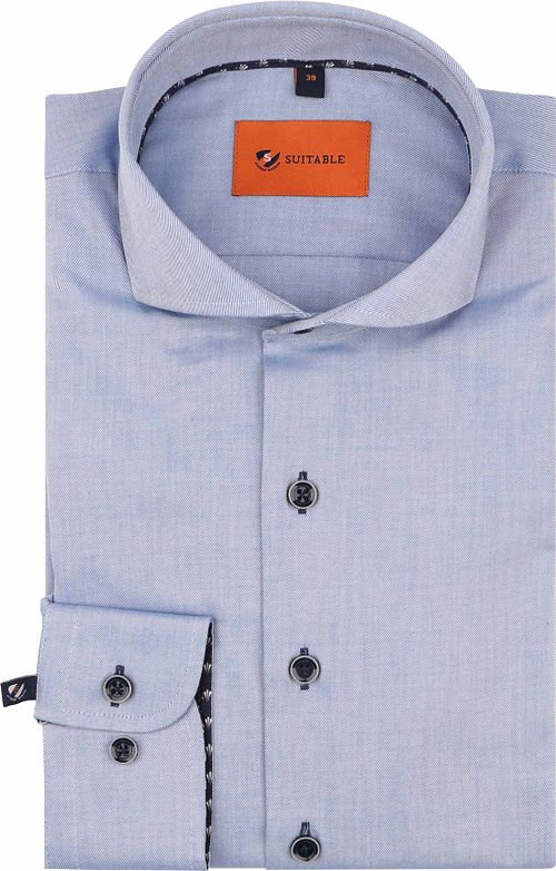 Suitable Twill Shirt Light Blue Product