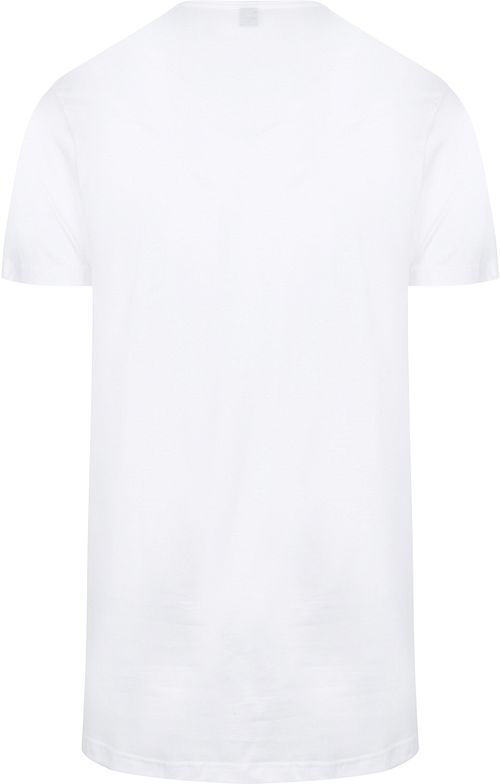 Alan Red Vermont Ekstra Lange T-shirts Hvid (2-pak) Product / Achterkant