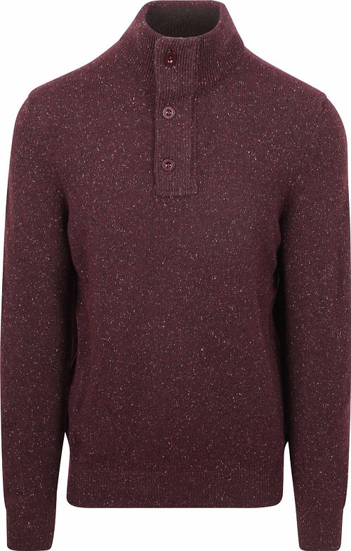 Maglione in maglia con collo alto State Of Art mélange bordeaux Product