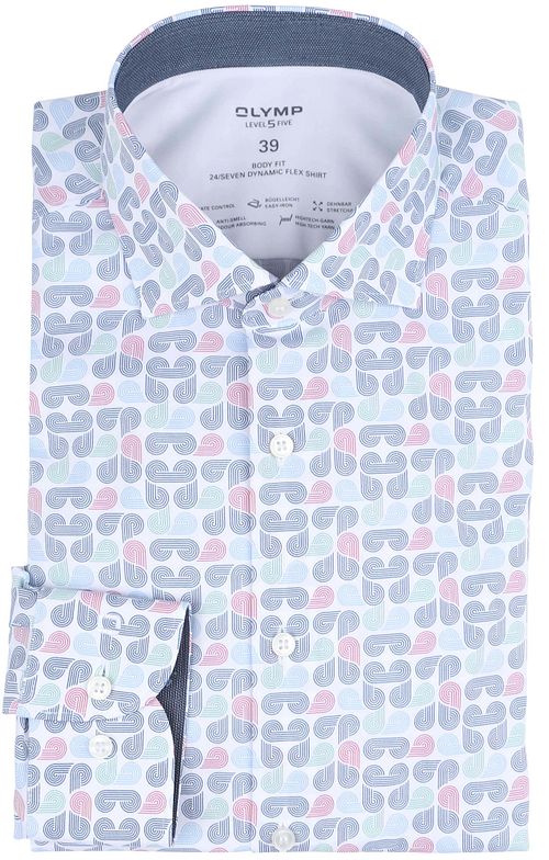OLYMP Shirt Level 5 Print Multicolour Product