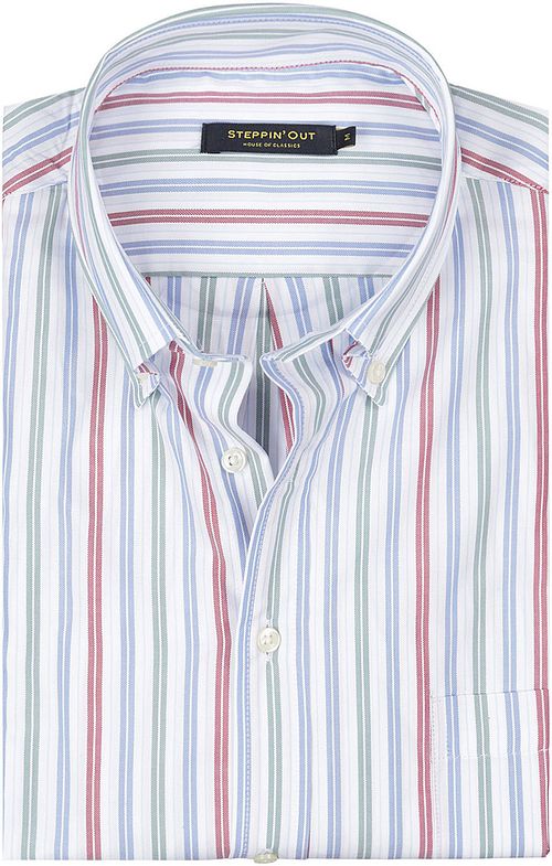Camicia Oxford a righe multicolore Steppin' Out Product