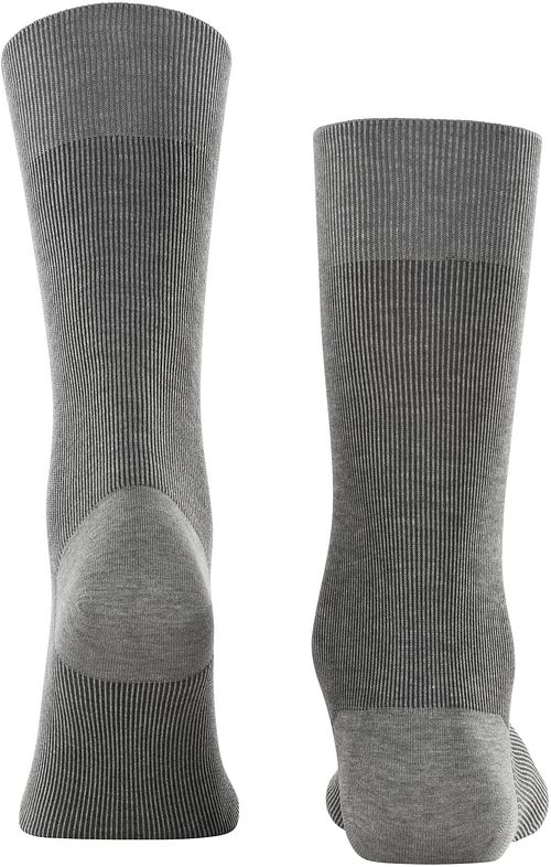 Falke Sock Fine Shadow Anthracite Product / Achterkant