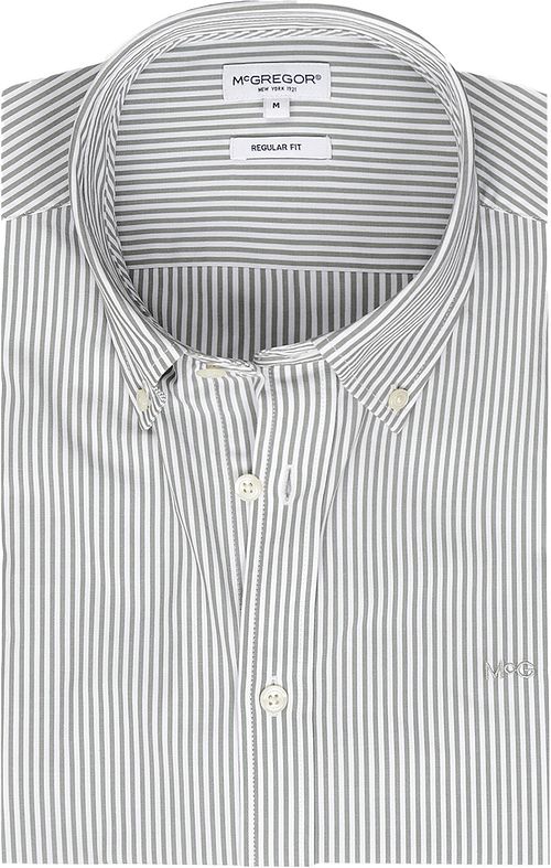 McGregor Skjorta Poplin Stripe Salvia Grön Product