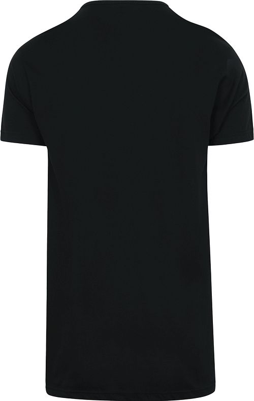 Alan Red Vermont Extra Lang V-Hals T-Shirt Zwart 2Pack Product / Achterkant
