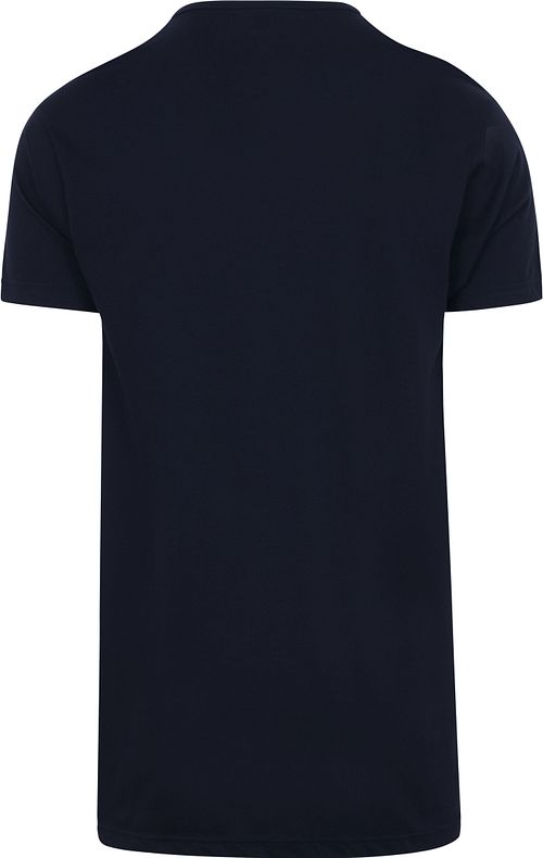 Alan Red Vermont Extra Långa T-shirts Marinblå (2-pack) Product / Achterkant