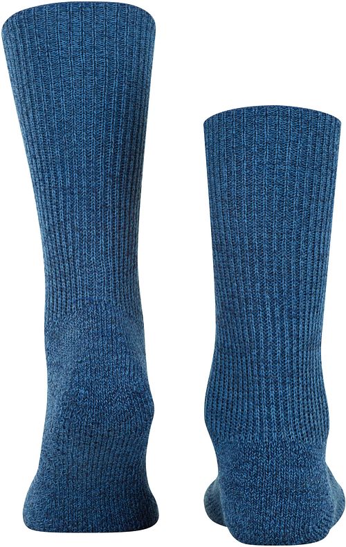 Falke Walkie skarpety trekkingowe z wełny, niebieskie 6660 Product / Achterkant