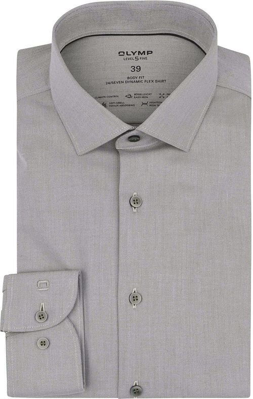 OLYMP Skjorte Level 5 24/Seven Olivengrøn Product