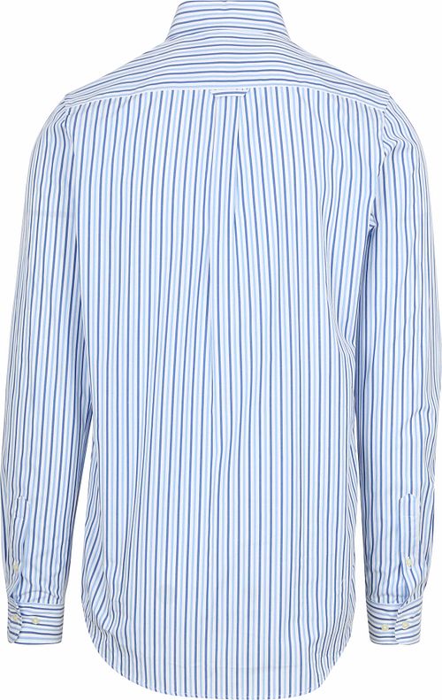 Steppin' Out Extra Long Sleeves Skjorte Blå Striper Product / Achterkant