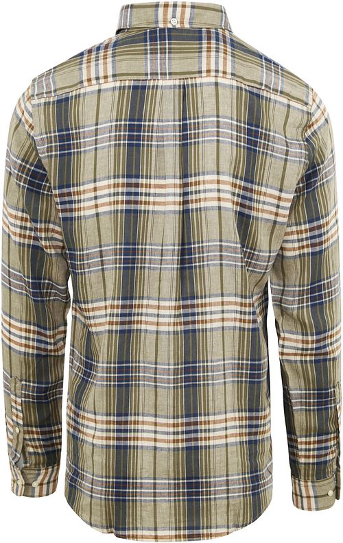 Barbour Laneskin Hemd Kariert Grün Product / Achterkant