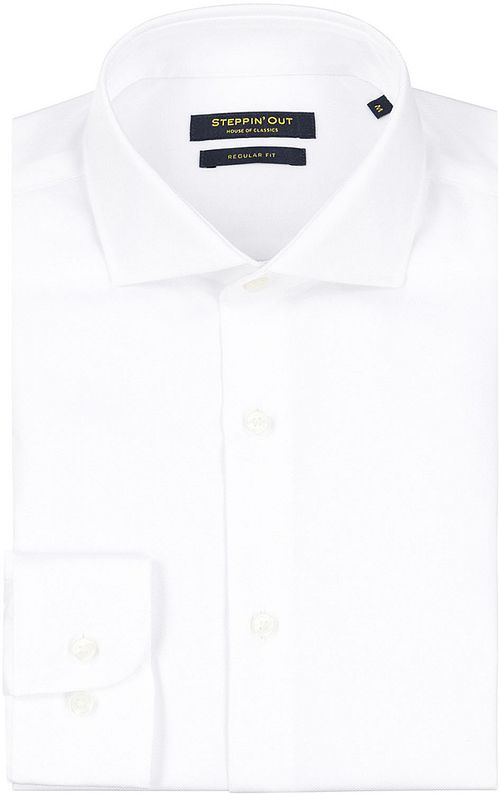 Steppin' Out Skjorte Dobby Hvid Product