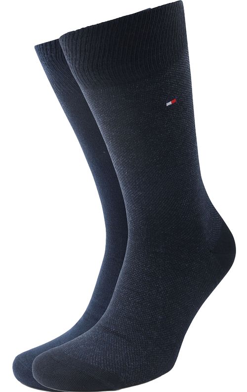 Tommy Hilfiger pack de 2 calcetines Birdseye azul 001 Product