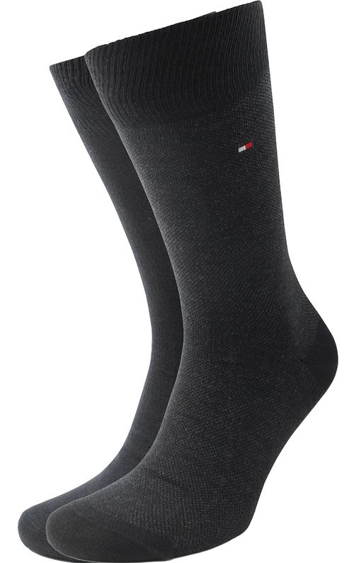 Tommy Hilfiger Pack de 2 calcetines Birdseye en negro Product