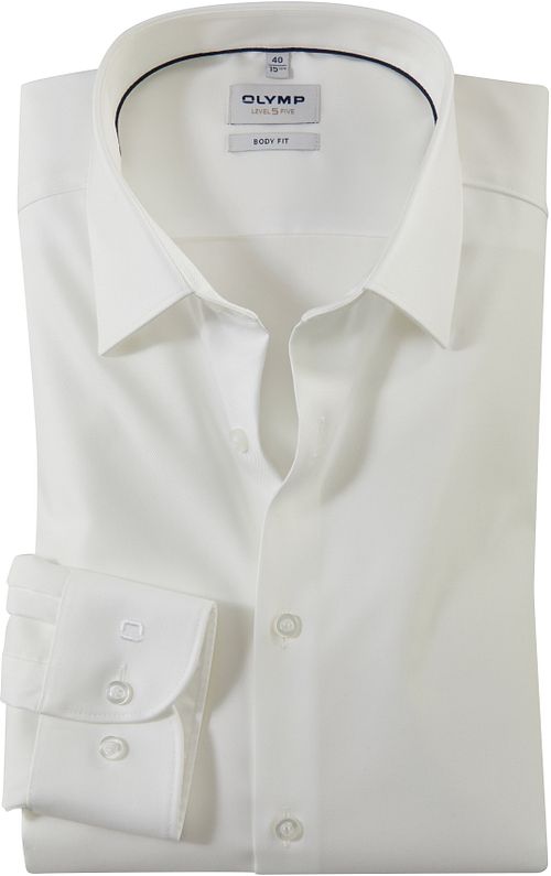 Camisa OLYMP Level 5 BF en blanco roto Product