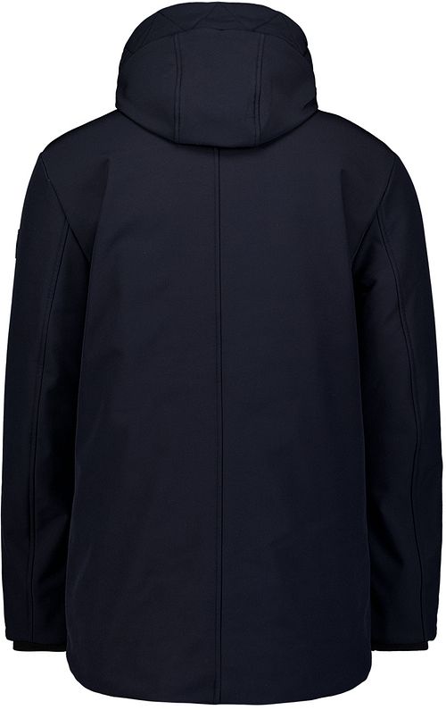 No Excess Jacket Hooded Softshell Navy Product / Achterkant