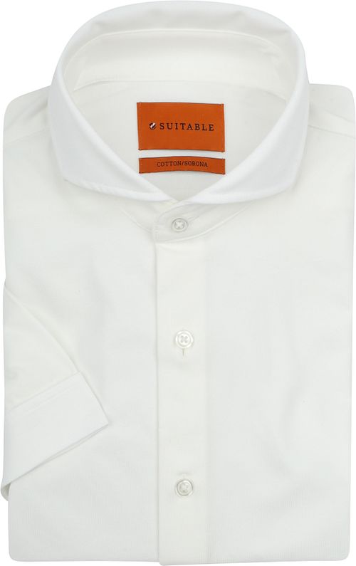 Suitable Shortsleeve Sorona Skjorta Vit
