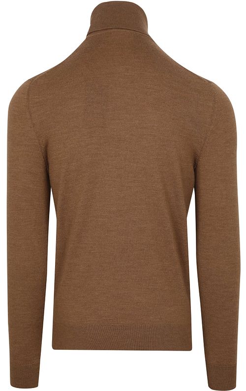 Passerende Merino-trøje i kamel Product / Achterkant