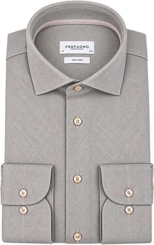 Profuomo Heavy Twill Shirt Green