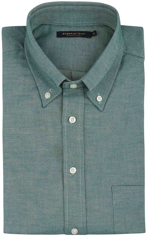 Camicia in twill verde Steppin' Out Product