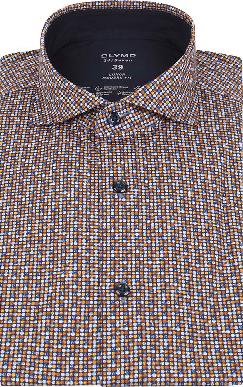 OLYMP Luxor Jersey Stretch Skjorta 24/Seven Karamell Product / Detail
