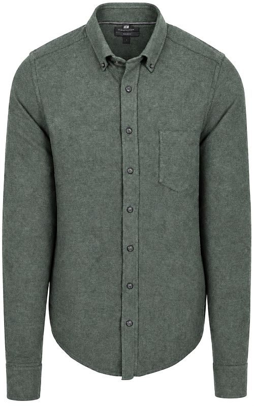 CASAMODA Shirt Faux Uni Green