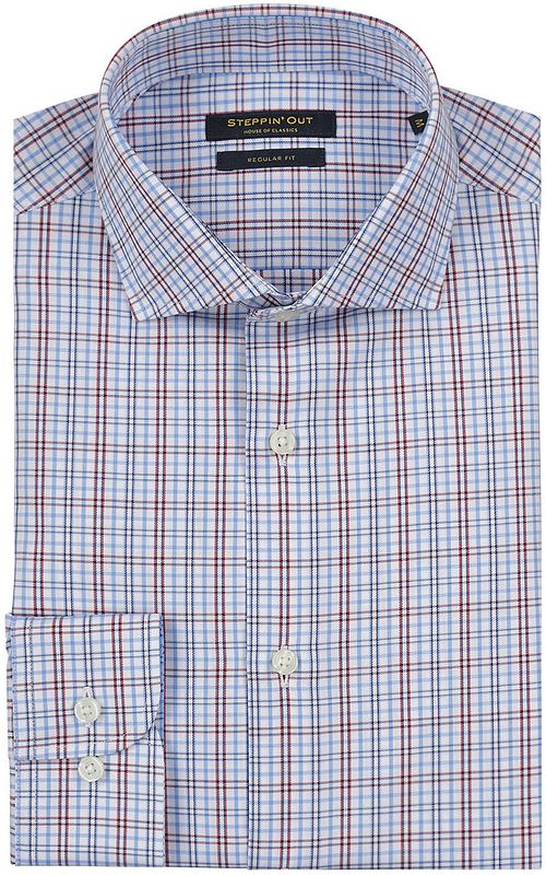 Camicia Steppin' Out a quadri blu e rossa Product