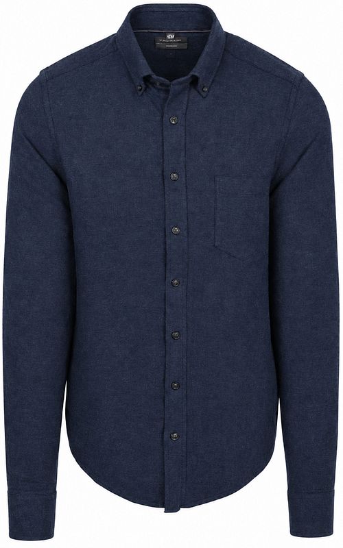 CASAMODA Overhemd Faux Uni Navy