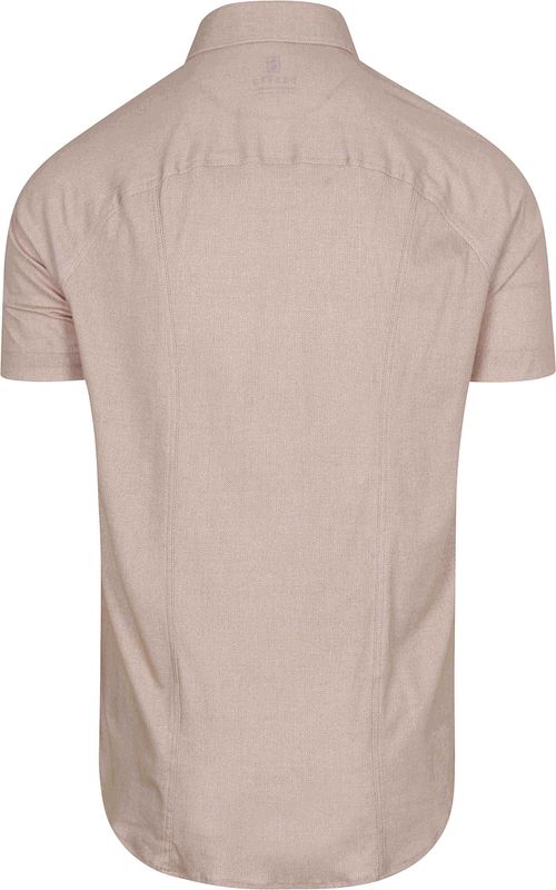 Desoto Short Sleeve Oxford Optics Shirt Beige