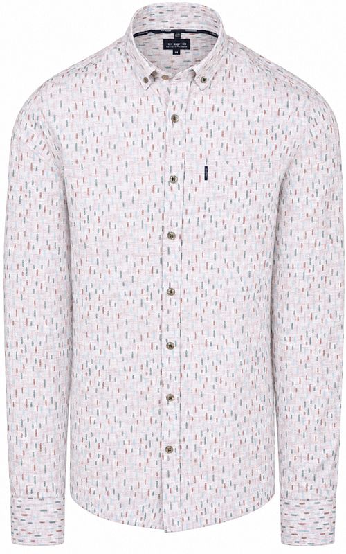 State of Art Chemise Poplin Imprimé Beige Multicolor Product