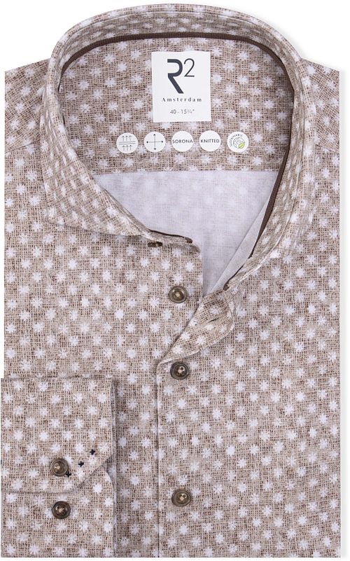 R2 Shirt Sorona Flower Print Beige Product