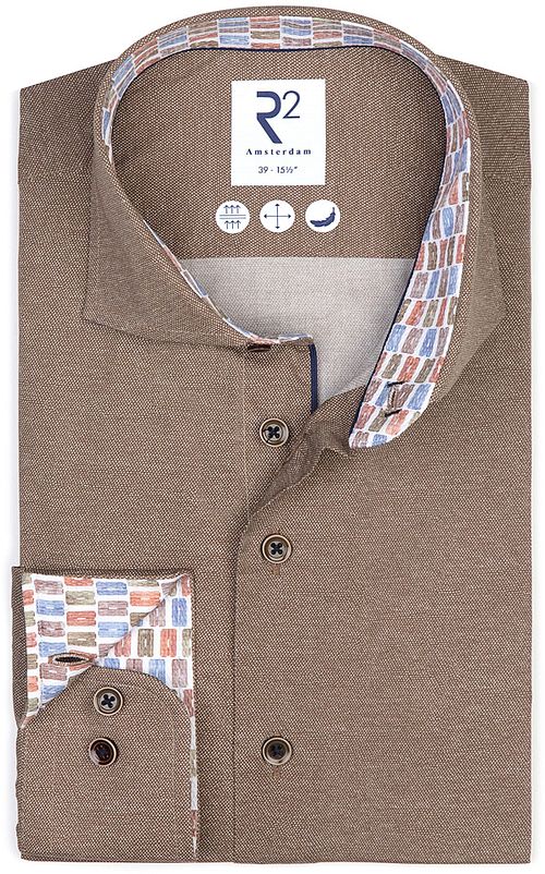 R2 Chemise Marron Melange Product